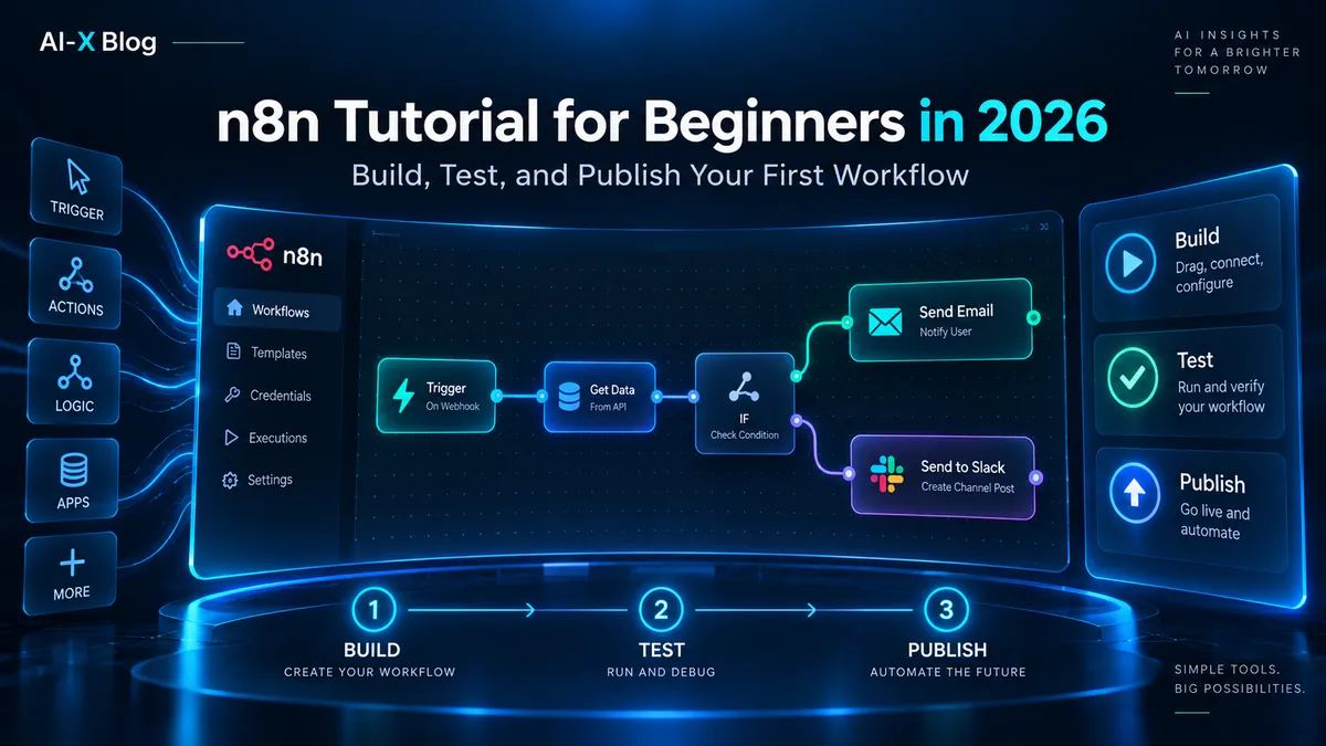 n8n tutorial for beginners in 2026 workflow builder